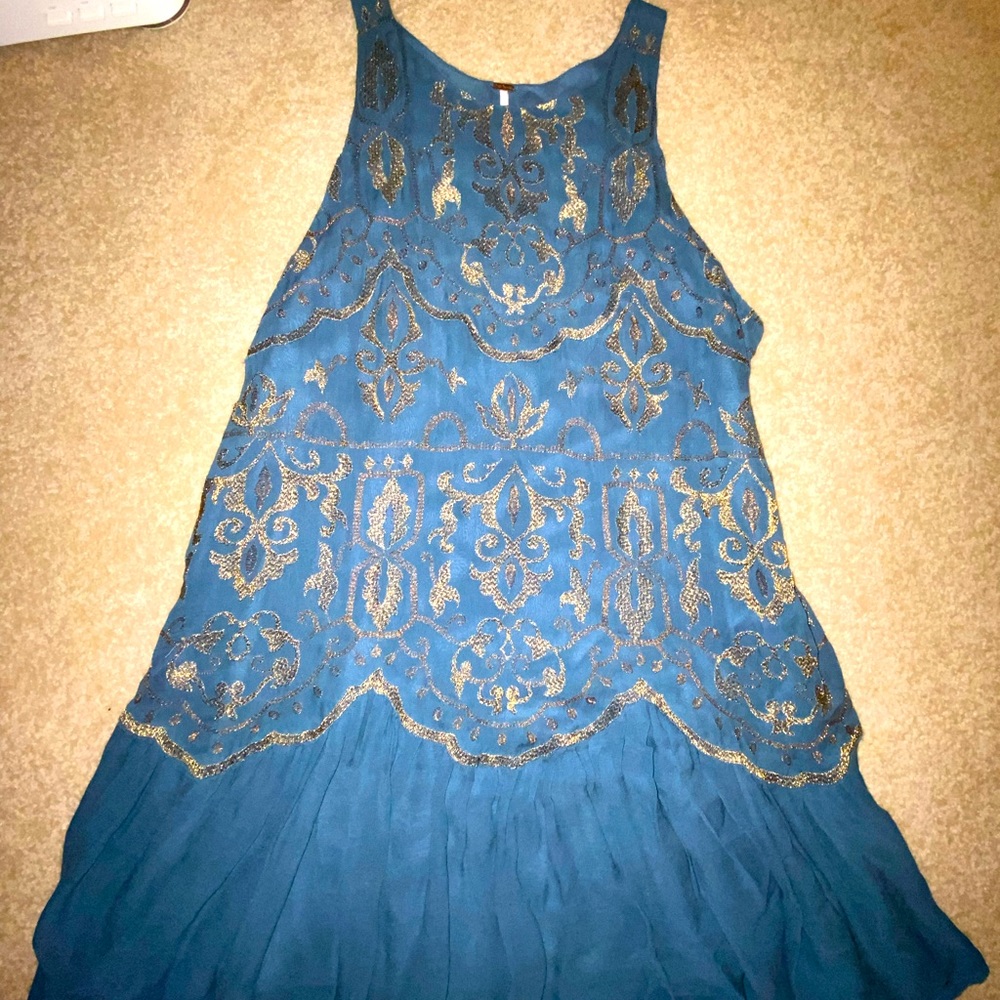 Free People Blue Dress